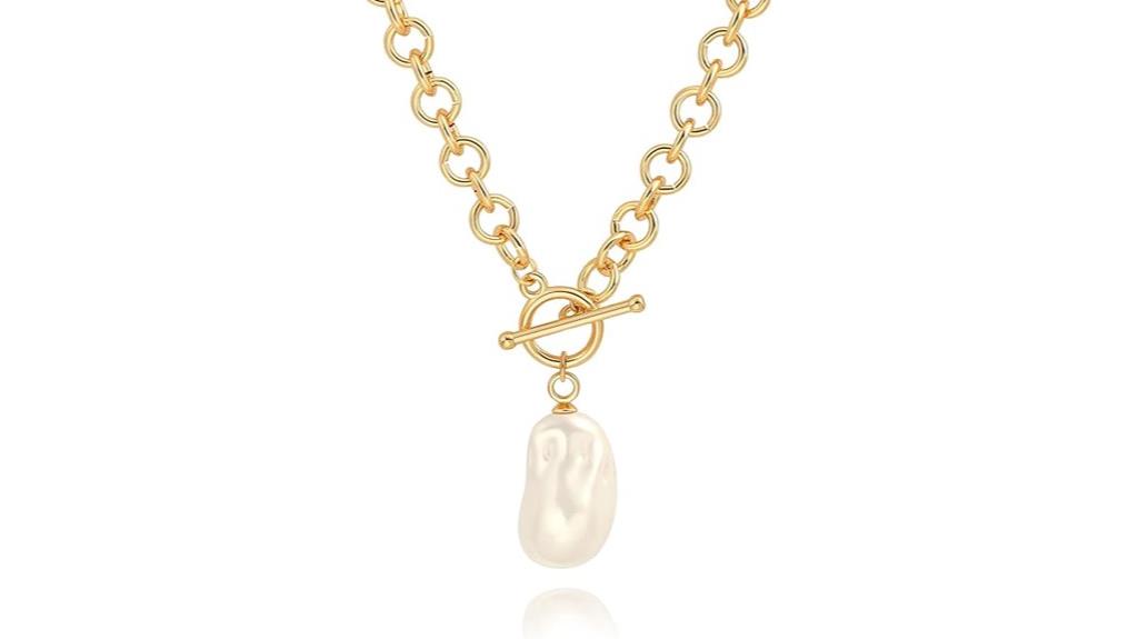 gold chain link necklace