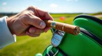 golf cigar holder clips