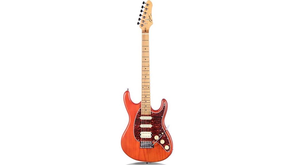 grote electric guitar red