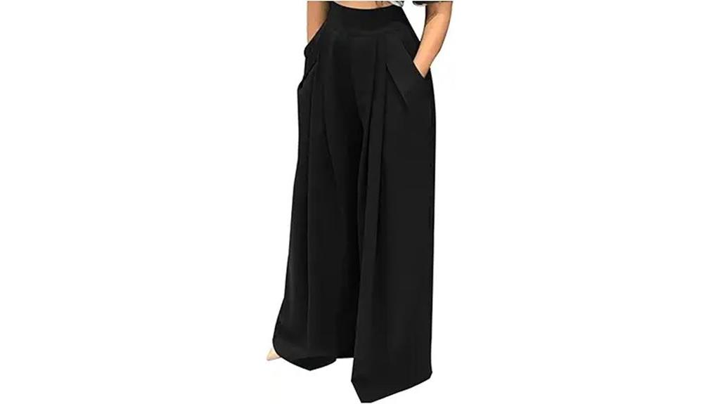 high waist wide leg
