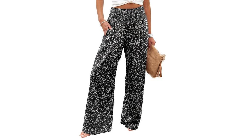 high waisted palazzo pants