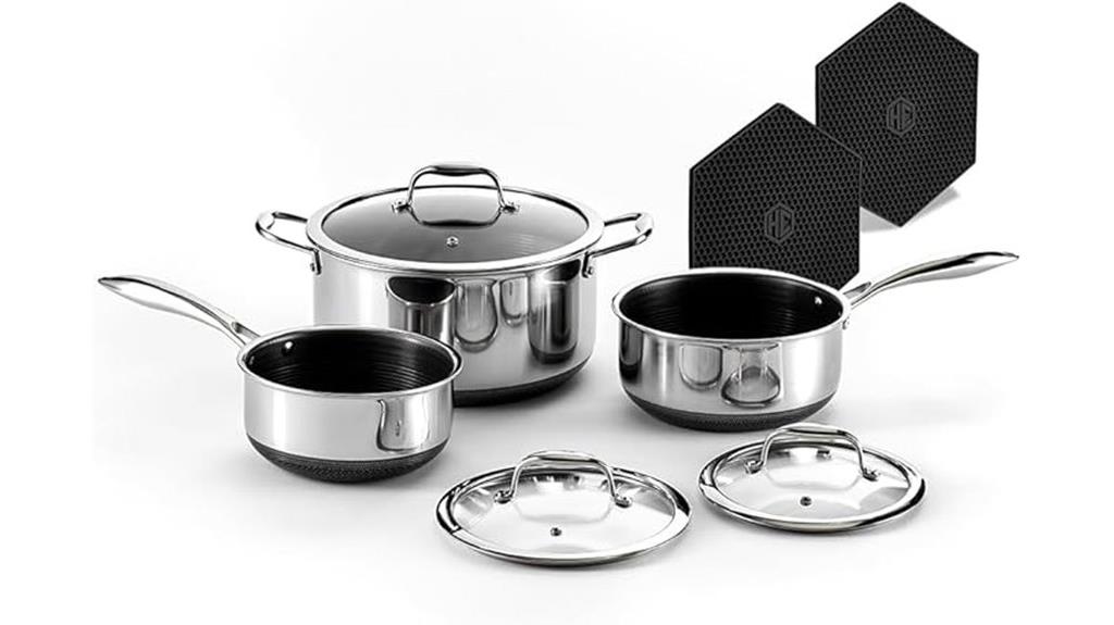 hybrid nonstick pot set