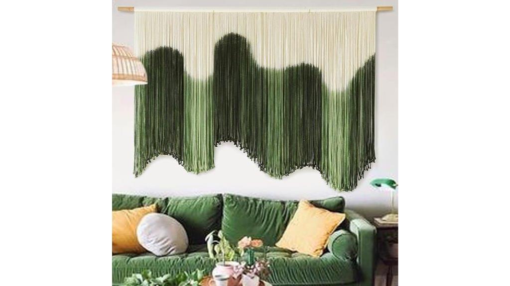 large macrame wall decor