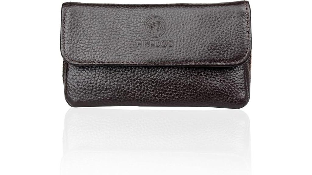 leather tobacco pipe pouch