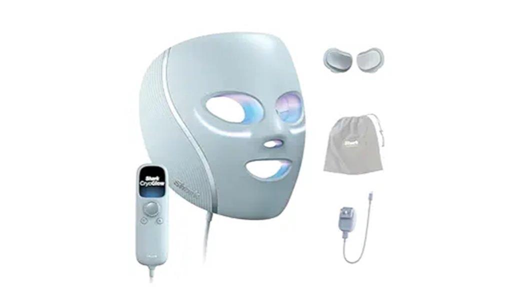 led face mask with cooling