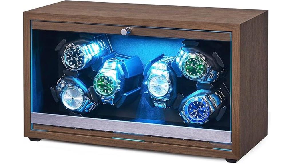 led lit quiet watch winder