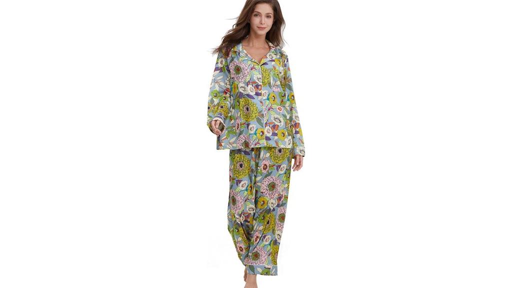 luxurious silk satin pajamas