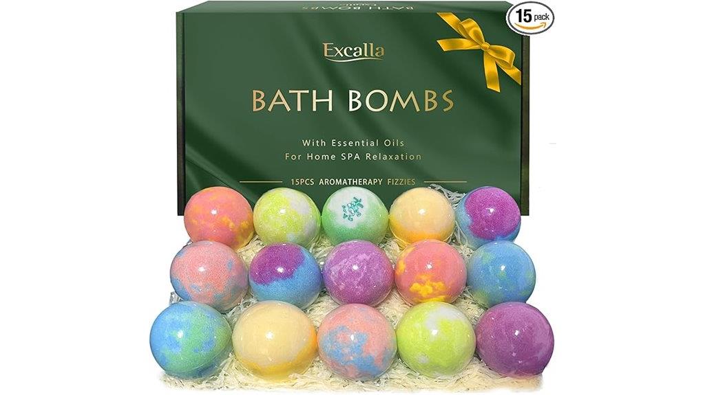luxury 15 piece bath bombs