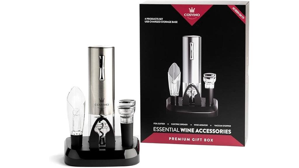 luxury rechargeable wine opener