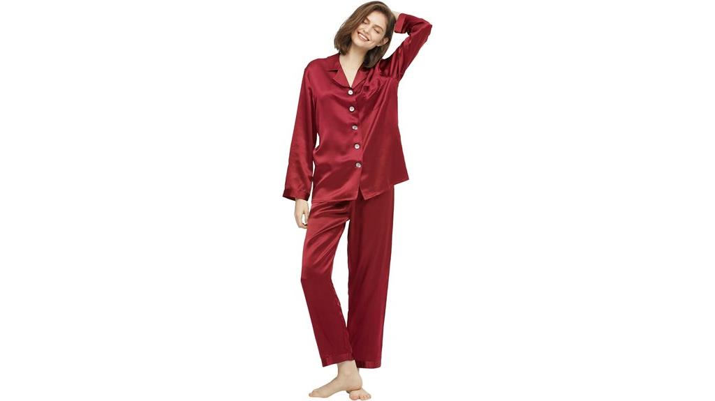 luxury satin sleepwear set