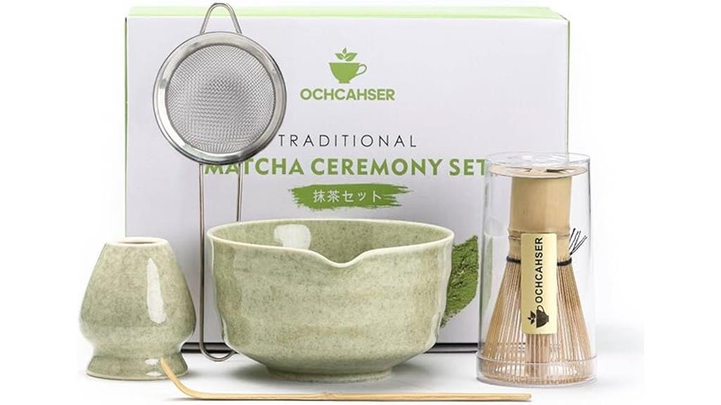 matcha tea set components