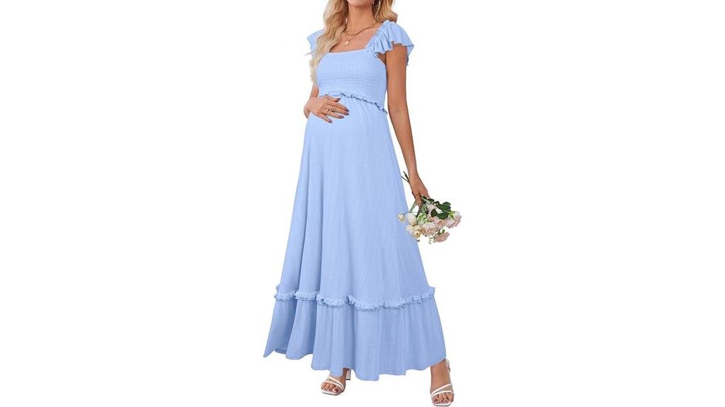 maternity maxi dress