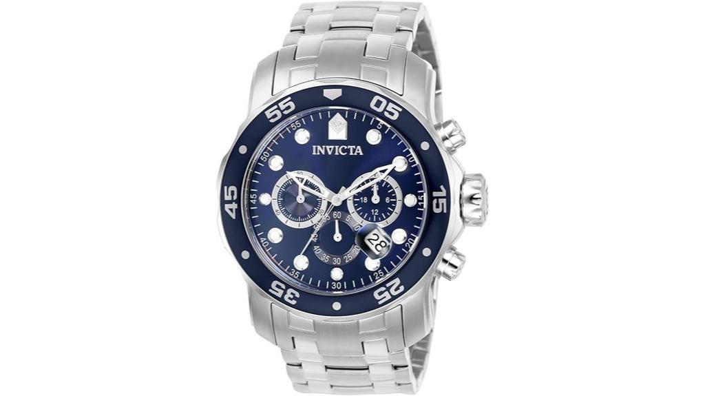 men s diver chronograph watch
