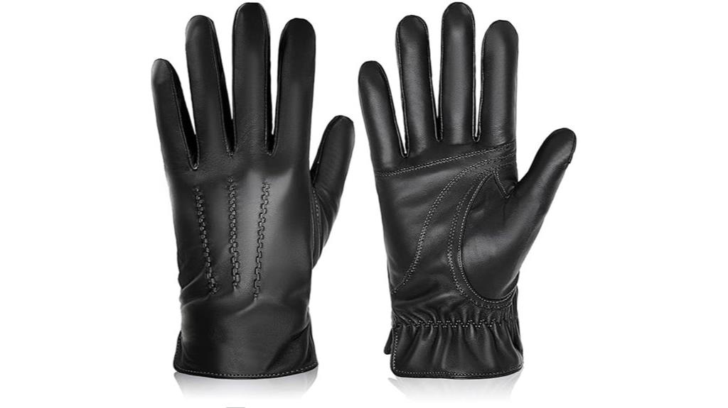men s genuine sheepskin gloves