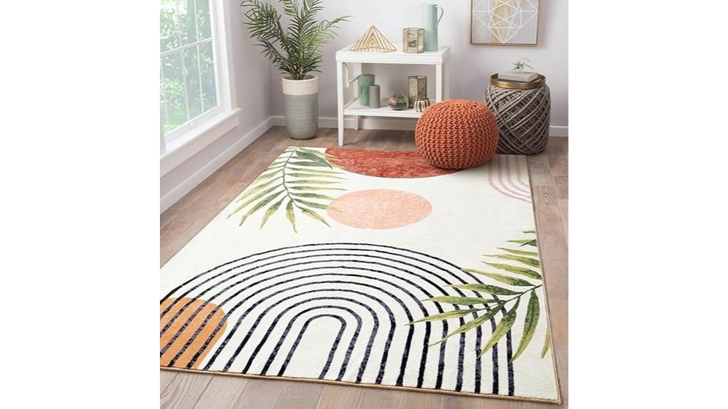 mid century modern rug