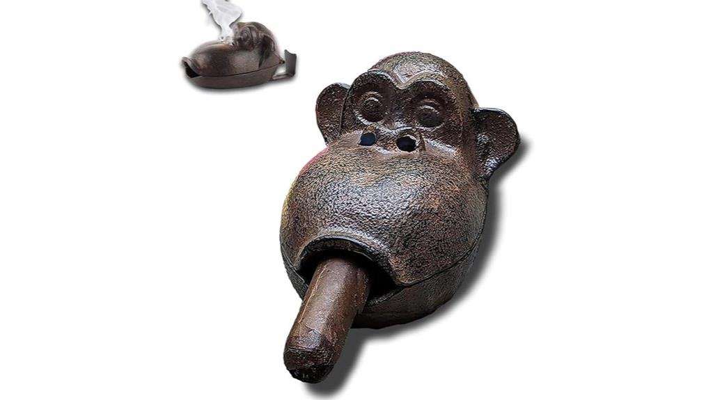 monkey themed cigar ashtrays