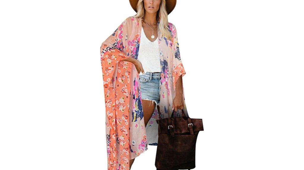 moss rose kimono cover up