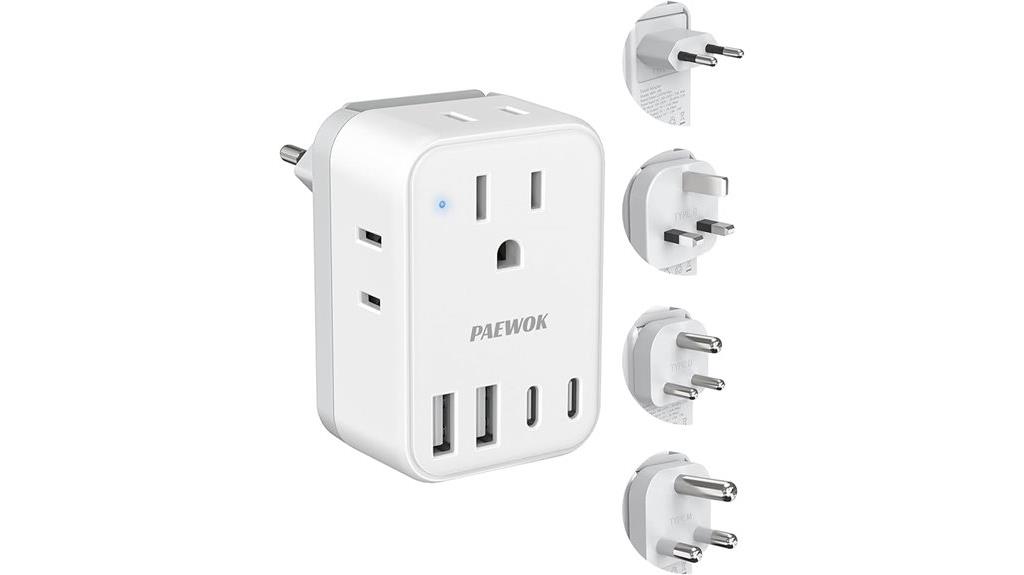 multi region travel plug set