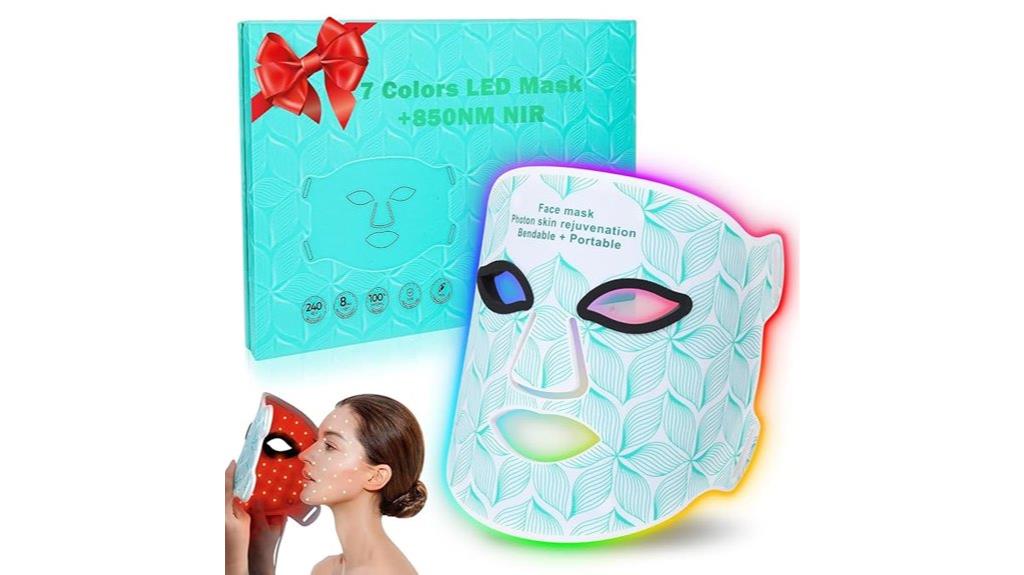 multicolor led facial mask
