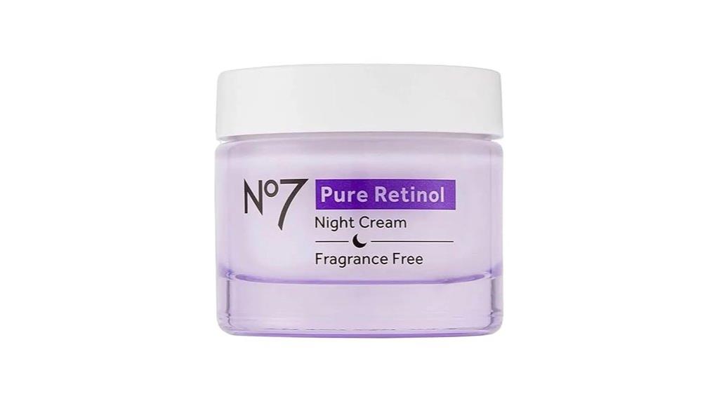 no7 night retinol cream