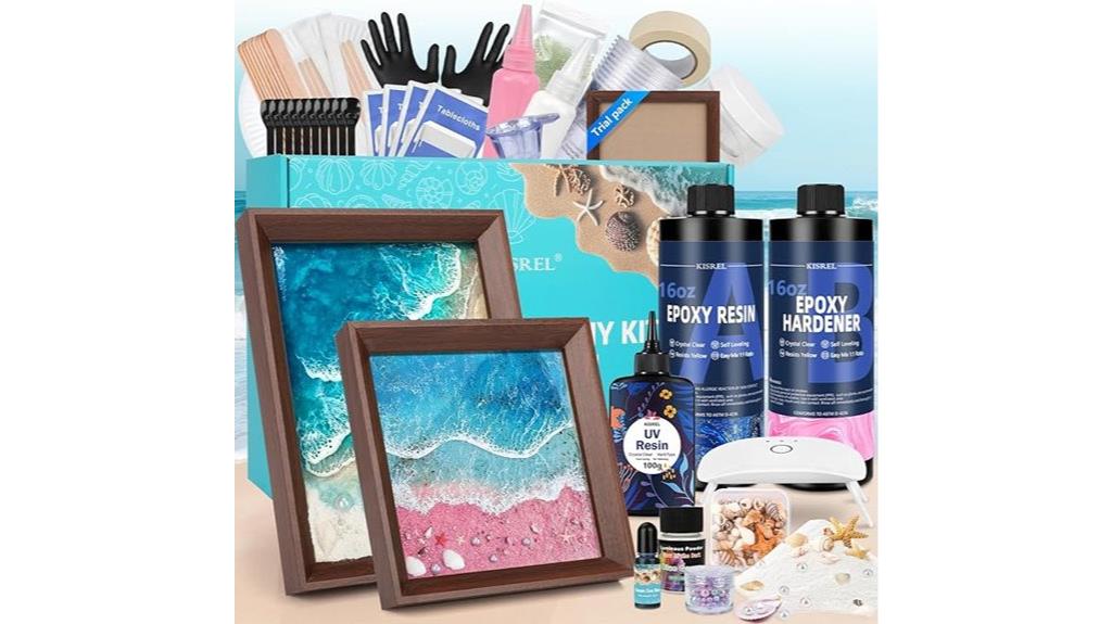 ocean resin art kit