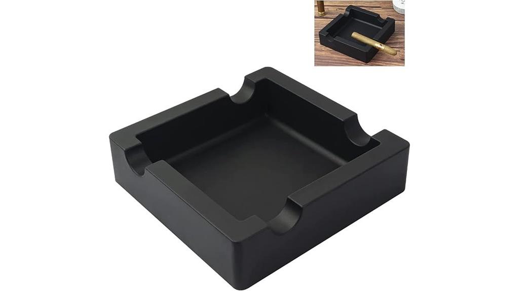 outdoor cigar ashtray with silicone