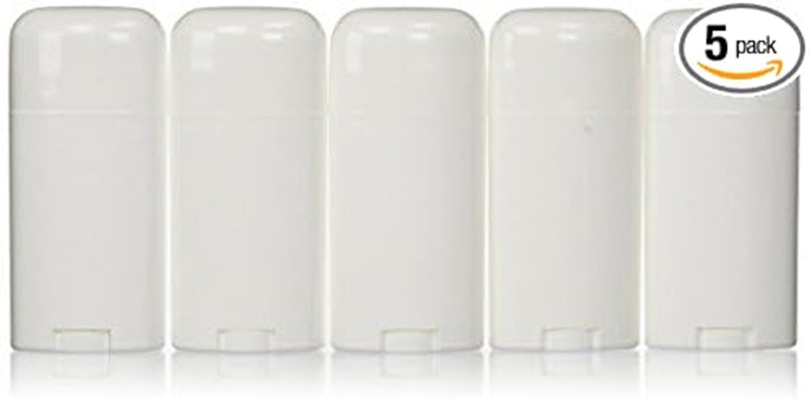 oval refillable deodorant tubes