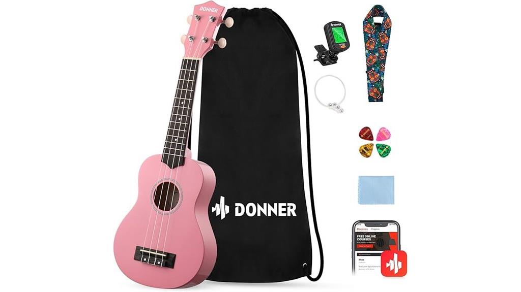 pink soprano ukulele