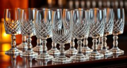 premium crystal whiskey glasses