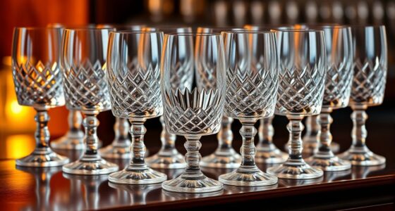 premium crystal whiskey glasses