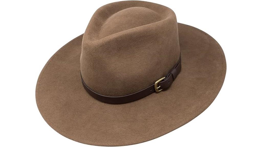 premium lewis wide brim fedora