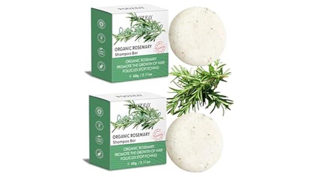 rosemary shampoo bars pack