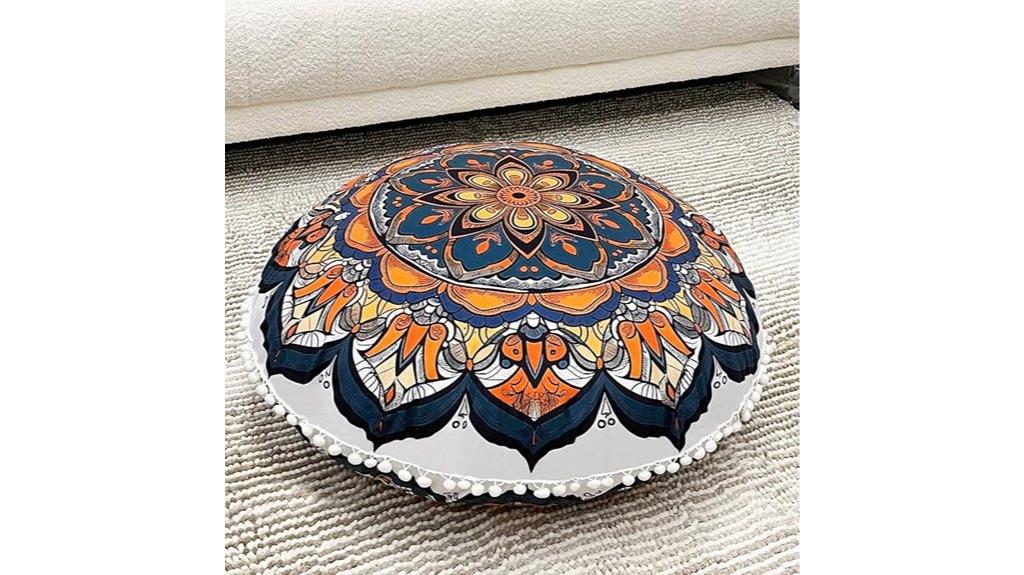 round large meditation cushion