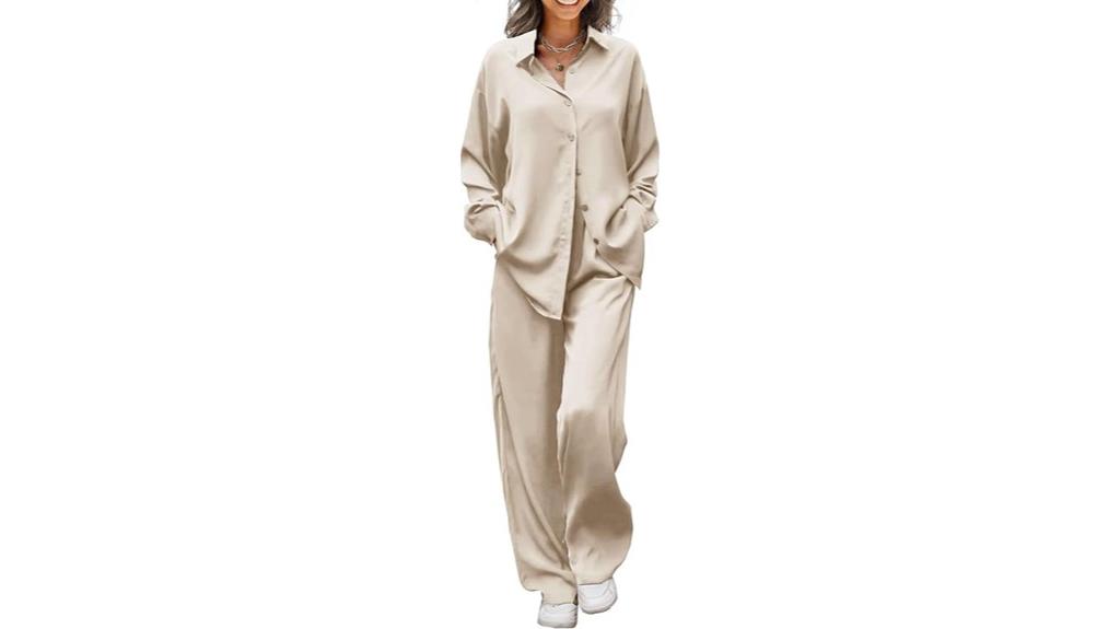 satin women s pajama set
