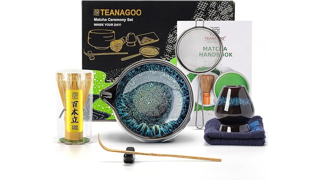 seven piece matcha whisk set