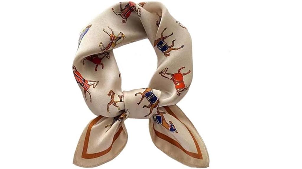 silk hair scarf