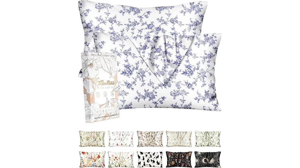 silk pillowcase set