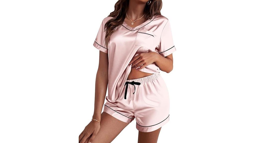 silk women s pajama set