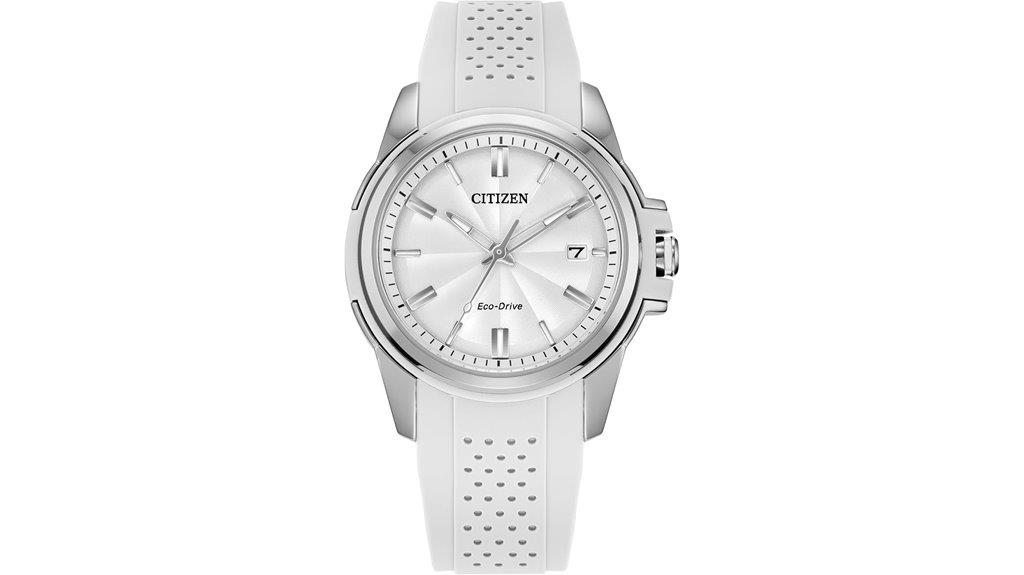 silver stainless steel watch
