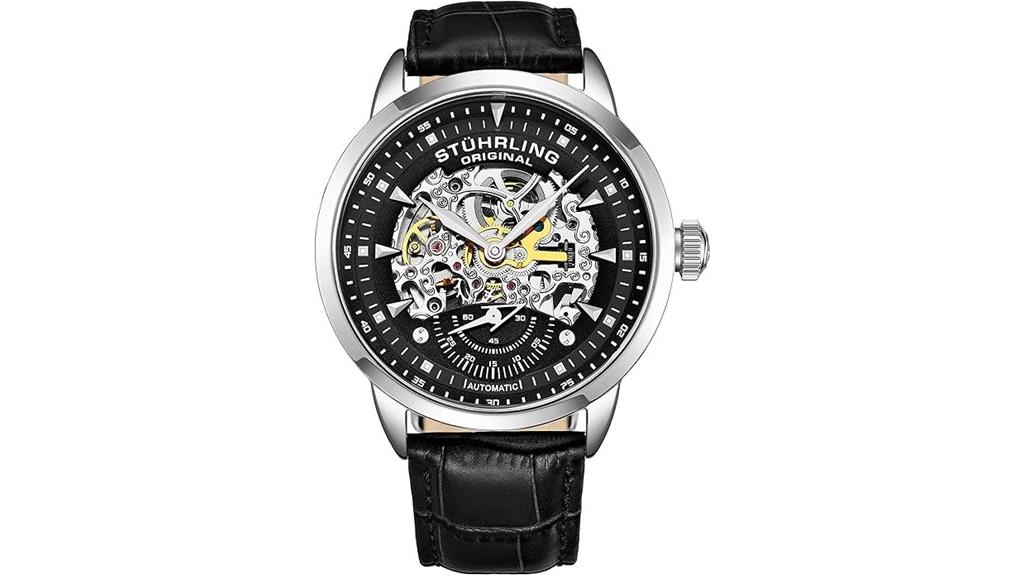 skeleton men s automatic watch