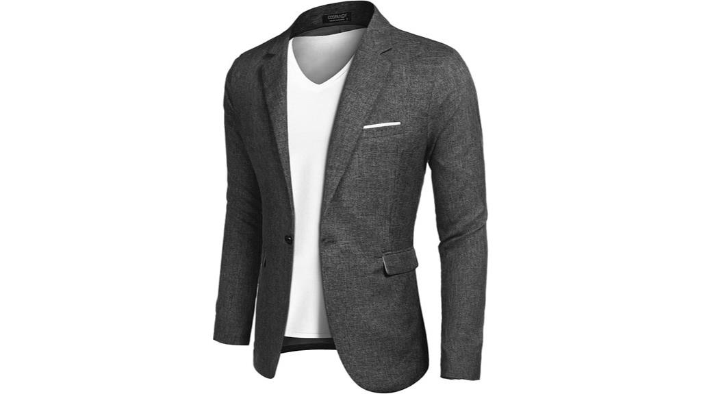 slim fit lightweight blazer