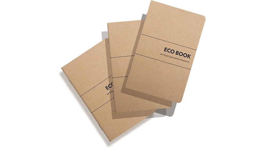 small recycled paper notebooks