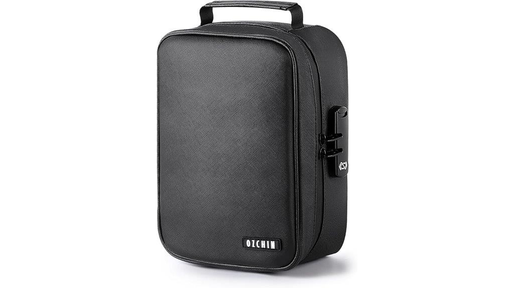 smell proof lockable storage bag