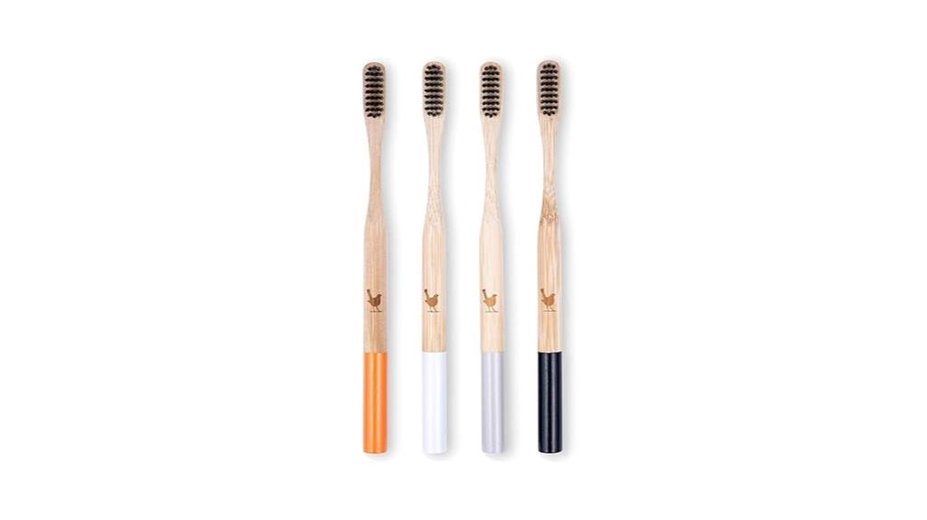 soft charcoal bristle set