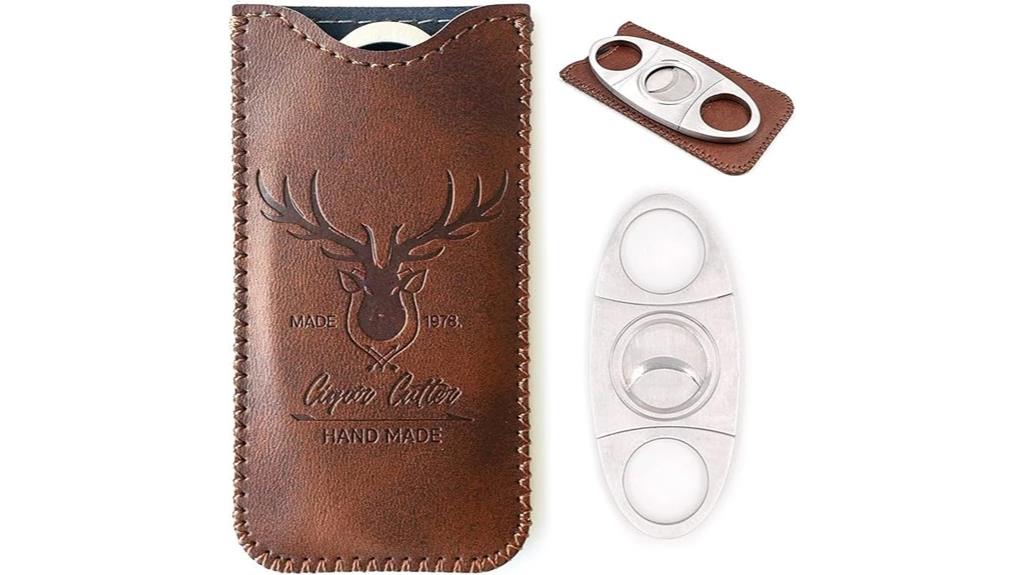 stainless steel cigar cutter