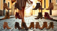 stylish boho ankle booties