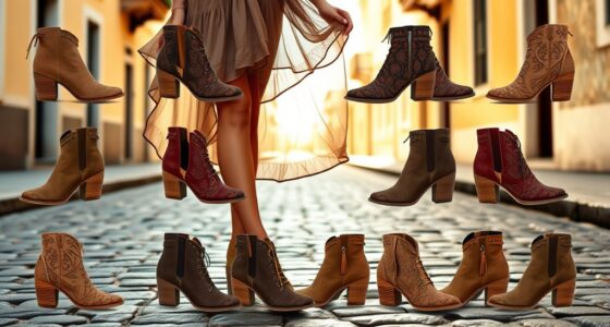 stylish boho ankle booties