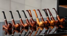 stylish durable wooden pipe stands