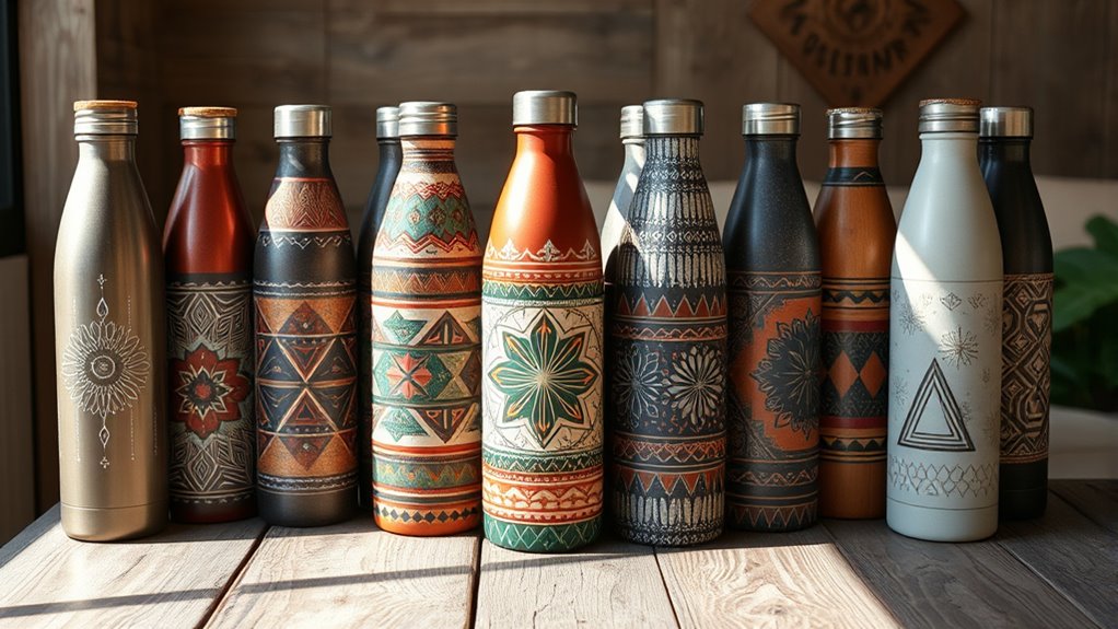 stylish functional stainless bottles