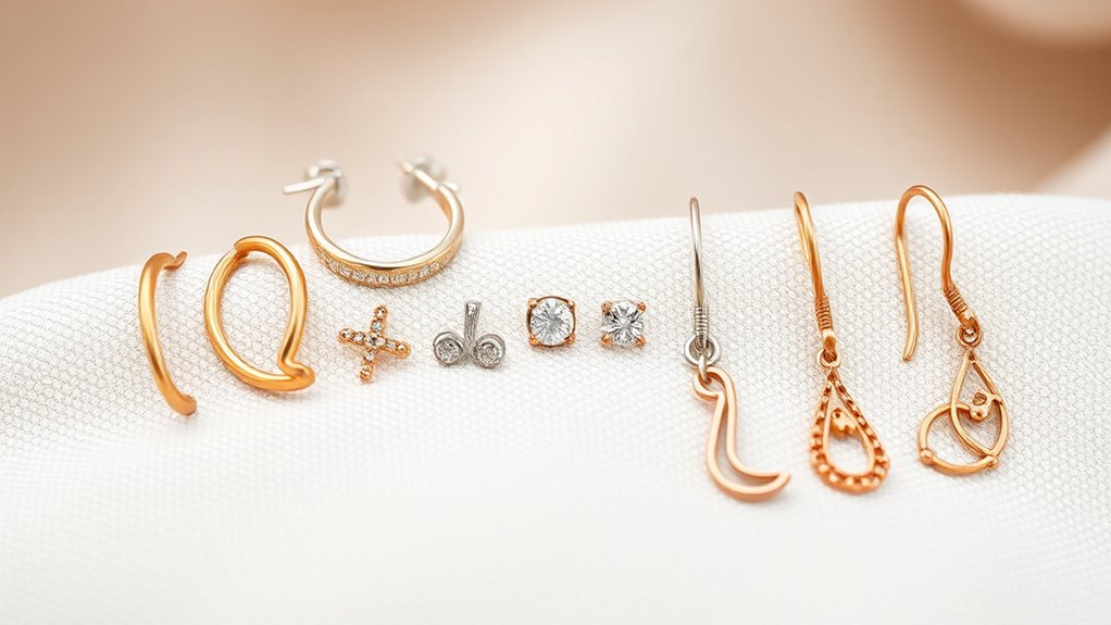 stylish hypoallergenic earrings